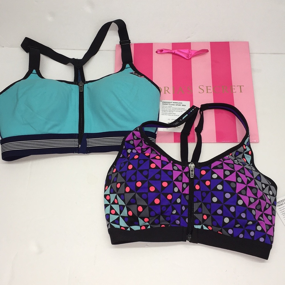 NEW ❤️2 VICTORIA SECRET SPORT BRA 32D